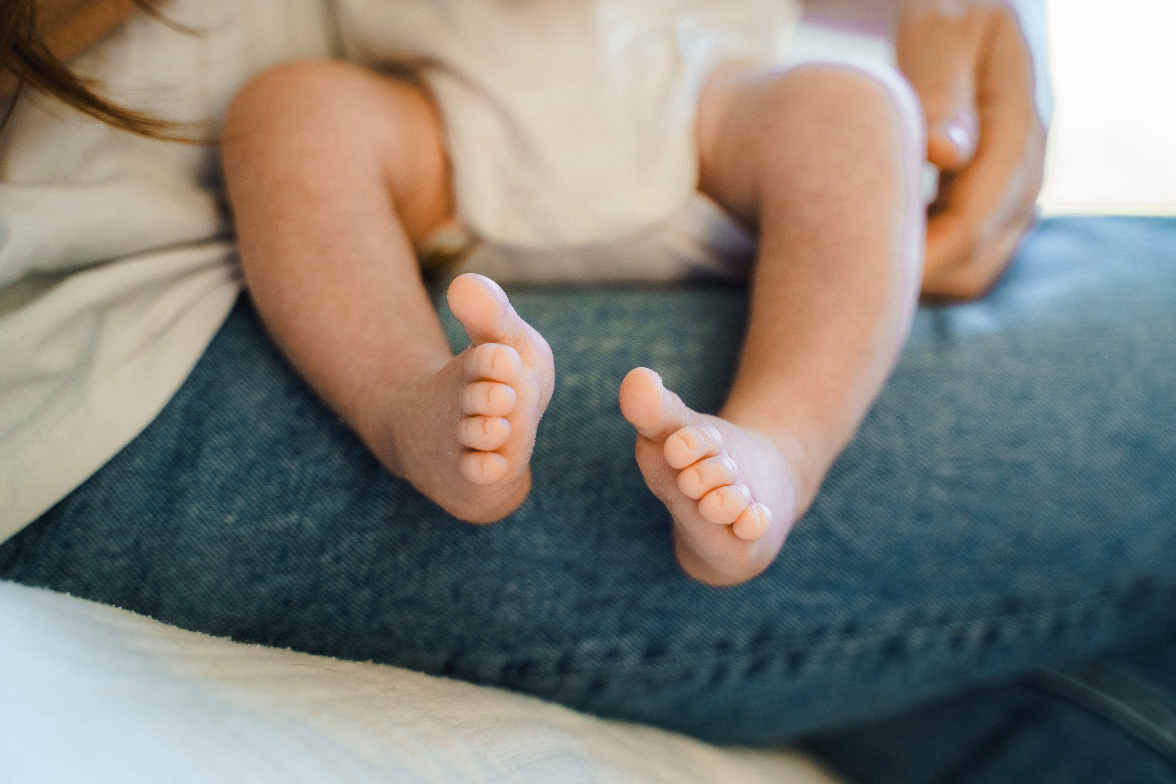 photo details pieds bébé