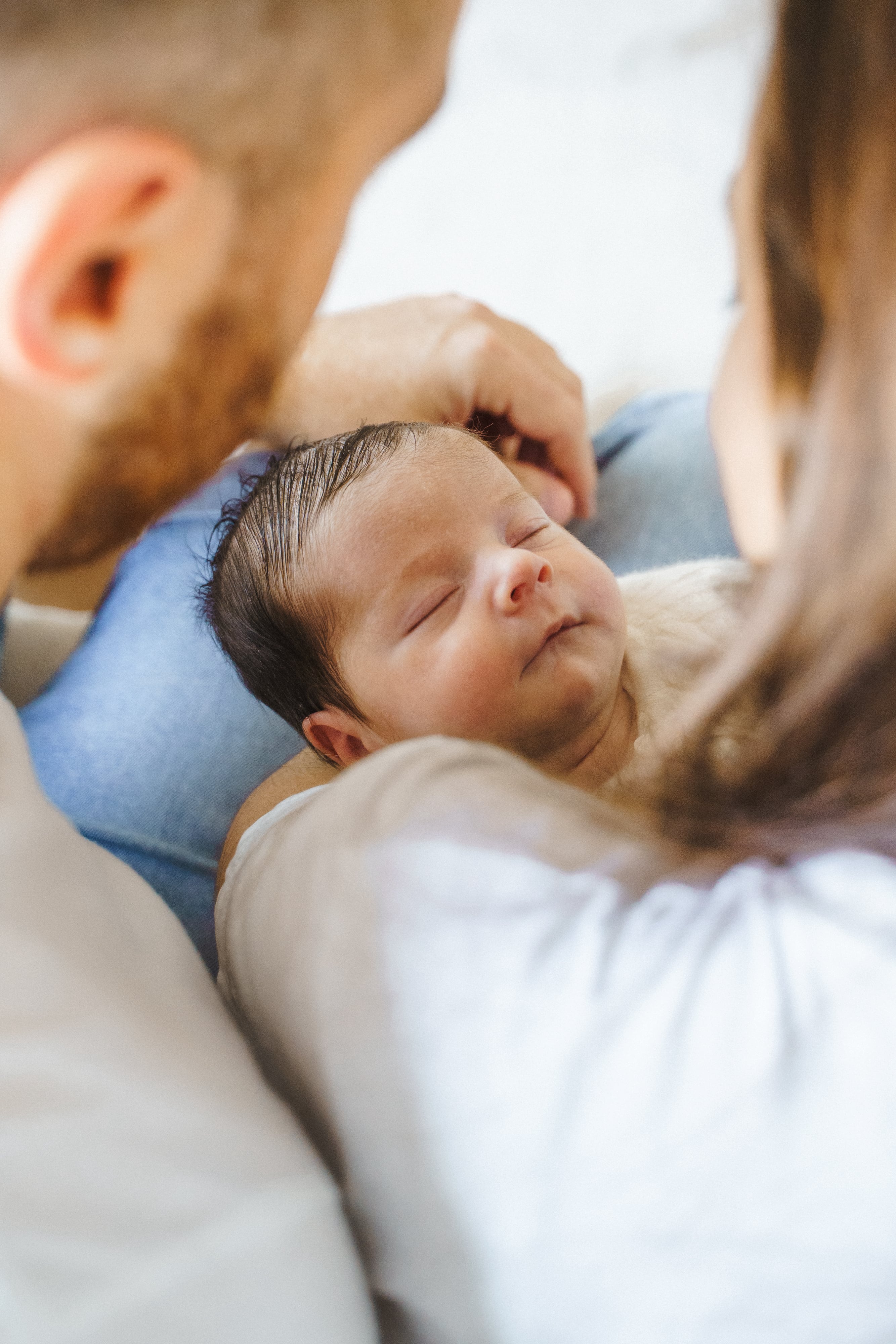 photo nouveau né avec parents